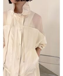 LAGUNAMOON | コントラストハイネックブルゾン セットアップ(ブルゾン)