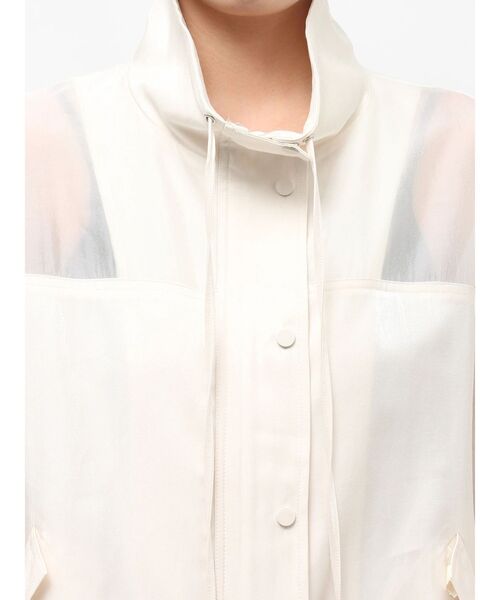 LAGUNAMOON(ラグナムーン)の「コントラストハイネックブルゾン(ブルゾン・レディース・ライトブルー/ホワイト・FREE)」の14枚目の写真