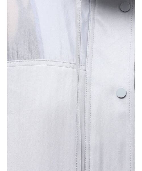 LAGUNAMOON(ラグナムーン)の「コントラストハイネックブルゾン(ブルゾン・レディース・ライトブルー/ホワイト・FREE)」の3枚目の写真