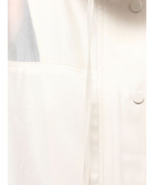 LAGUNAMOON(ラグナムーン)の「コントラストハイネックブルゾン(ブルゾン・レディース・ライトブルー/ホワイト・FREE)」の4枚目の写真