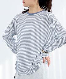 le.coeur blanc | シアーボーダーカットソー(Tシャツ/カットソー)