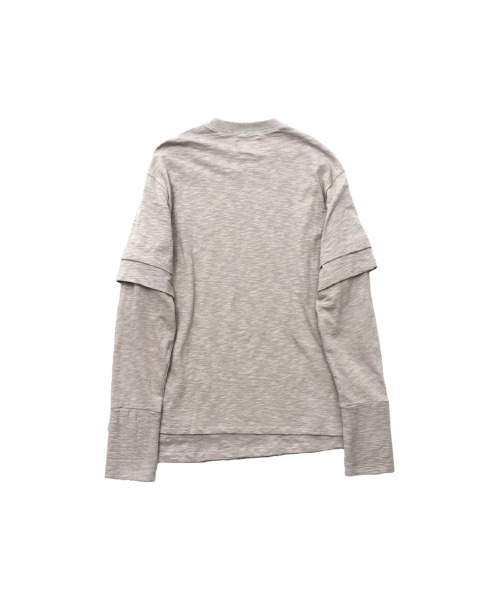 999HUMANITY(999ヒューマニティ)の「ダブルレイヤードロングスリーブTシャツ(トープ)(Tシャツ/カットソー・レディース・その他・1(S)/2(M)/3(L)/0(XS))」の2枚目の写真