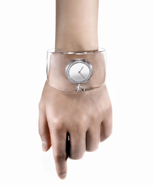 ISSEY MIYAKE(イッセイミヤケ)の「Web限定 ISSEY MIYAKE O NYAS001 Bold clear(アナログ腕時計・レディース・ホワイト・FREE)」の2枚目の写真