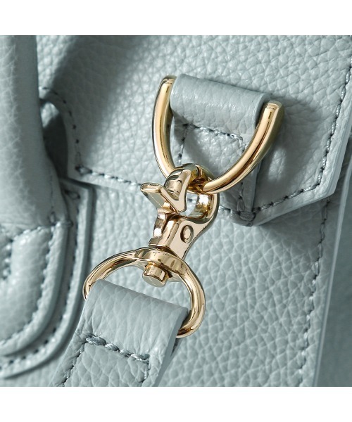 PELLE MORBIDA（ペッレモルビダ）の「Vela（ヴェーラ） VE103-ミニボストンバッグ(Mサイズ)（ハンドバッグ・レディース・グレイッシュベージュ/ブラック/アイボリー/ブルー系その他/ベージュ・FREE）」の19枚目の写真