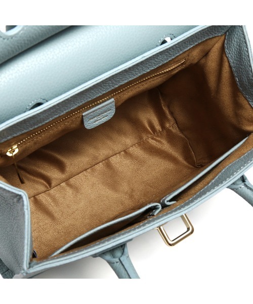 PELLE MORBIDA（ペッレモルビダ）の「Vela（ヴェーラ） VE103-ミニボストンバッグ(Mサイズ)（ハンドバッグ・レディース・グレイッシュベージュ/ブラック/アイボリー/ブルー系その他/ベージュ・FREE）」の22枚目の写真