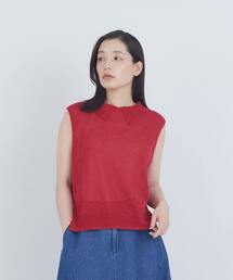 ADIEU TRISTESSE | TSUMUGI透かし襟ベスト(ベスト)