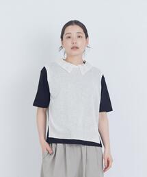 ADIEU TRISTESSE（アデュートリステス）の「TSUMUGI透かし襟ベスト（ベスト）」