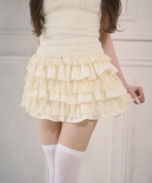 PHILLY | レースコンビフリルミニスカート(スカート)