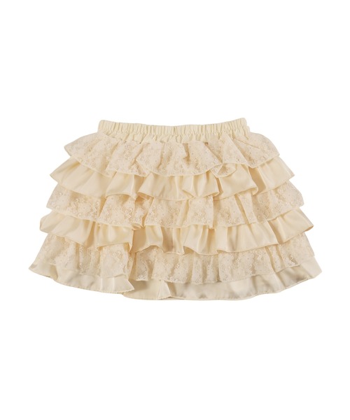 PHILLY(フィリー)の「レースコンビフリルミニスカート(スカート・レディース・アイボリー/ブラック・FREE)」の16枚目の写真