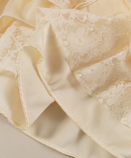 PHILLY(フィリー)の「レースコンビフリルミニスカート(スカート・レディース・アイボリー/ブラック・FREE)」の20枚目の写真