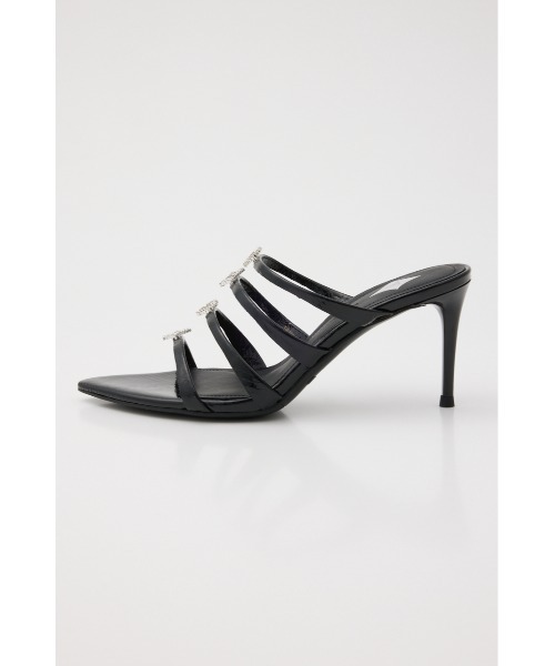 STACCATO(スタッカート)の「プラフトイピンヒールサンダル(サンダル・レディース・ブラック/シルバー・22.5cm/23cm/23.5cm/24cm/22cm/24.5cm)」の3枚目の写真