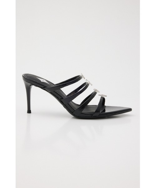 STACCATO(スタッカート)の「プラフトイピンヒールサンダル(サンダル・レディース・ブラック/シルバー・22.5cm/23cm/23.5cm/24cm/22cm/24.5cm)」の5枚目の写真