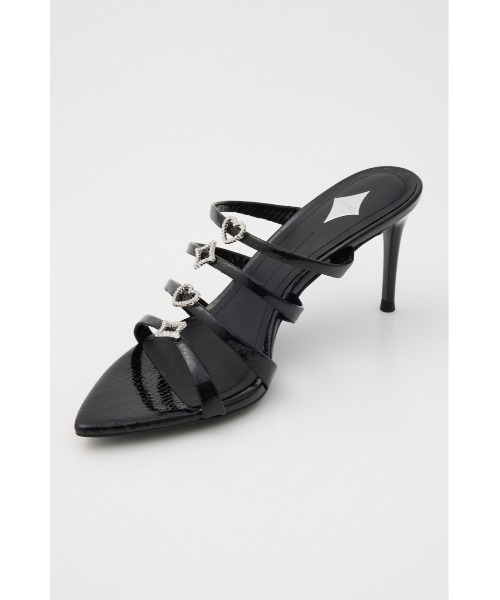 STACCATO(スタッカート)の「プラフトイピンヒールサンダル(サンダル・レディース・ブラック/シルバー・22.5cm/23cm/23.5cm/24cm/22cm/24.5cm)」の10枚目の写真