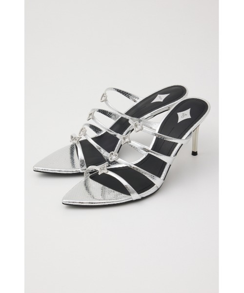 STACCATO(スタッカート)の「プラフトイピンヒールサンダル(サンダル・レディース・ブラック/シルバー・22.5cm/23cm/23.5cm/24cm/22cm/24.5cm)」の14枚目の写真