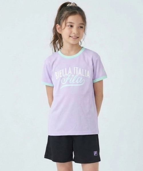 Tシャツ＋ショートパンツ上下2点セット（Tシャツ/カットソー）｜FILA