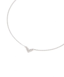 LAKOLE（ラコレ）の「Vハートビジューネックレス / 656313（ネックレス）」