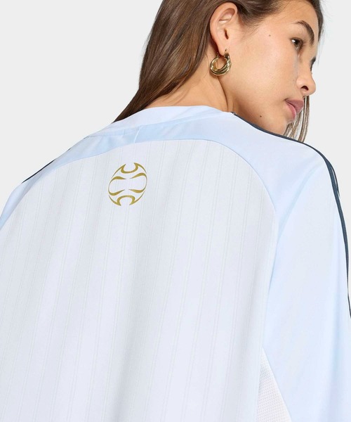 adidas(アディダス)の「チームガイスト 2.0 Tシャツ / アディダスオリジナルス adidas Originals(Tシャツ/カットソー・レディース・ブルー・XX-LARGE/LARGE/MEDIUM/SMALL/X-SMALL)」の4枚目の写真