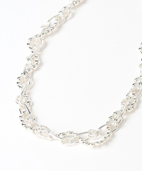 HARE（ハレ）の「2PMIXチェーンネックレス(HARE)（ネックレス・レディース・シルバー/ホワイト・FREE）」の21枚目の写真