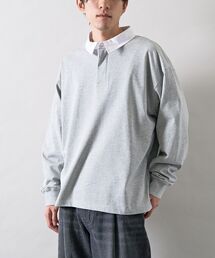 ラガーシャツ」に該当するTシャツ/カットソー（グレー/灰色系