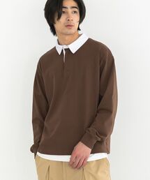 ラガーシャツ」に該当するブラウン/茶色系のメンズファッション通販