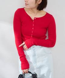 U by SPICK&SPAN（ユーバイスピックアンドスパン）の「《追加》シフォンテレコカットトップス（Tシャツ/カットソー）」