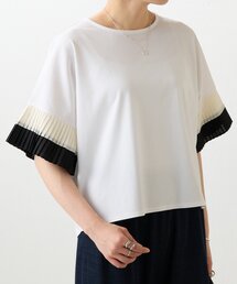 BEARDSLEY | プリーツソデカットソー(Tシャツ/カットソー)