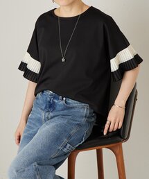 BEARDSLEY | プリーツソデカットソー(Tシャツ/カットソー)