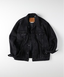 Levi's（リーバイス）の「【Levi's】リラックスフィット トラッカージャケット (ブラックデニム / オーバーサイズ / レイヤード)（デニムジャケット）」