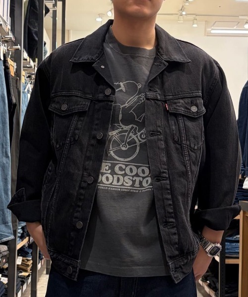 Levi's】リラックスフィット トラッカージャケット (ブラックデニム