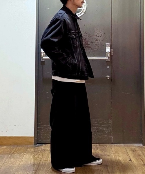 Levi's(リーバイス)の「Levi's(リーバイス)【メンズ】リラックスフィットトラッカー(デニムジャケット・メンズ・ブラック・M/S/L)」の21枚目の写真