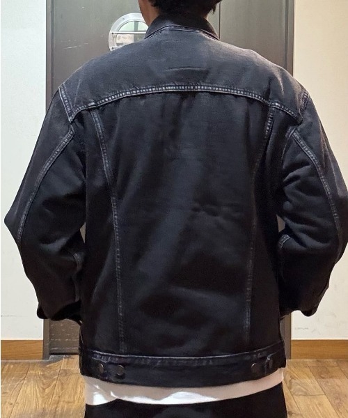 Levi's(リーバイス)の「Levi's(リーバイス)【メンズ】リラックスフィットトラッカー(デニムジャケット・メンズ・ブラック・M/S/L)」の18枚目の写真
