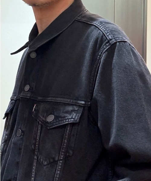 Levi's(リーバイス)の「Levi's(リーバイス)【メンズ】リラックスフィットトラッカー(デニムジャケット・メンズ・ブラック・M/S/L)」の19枚目の写真