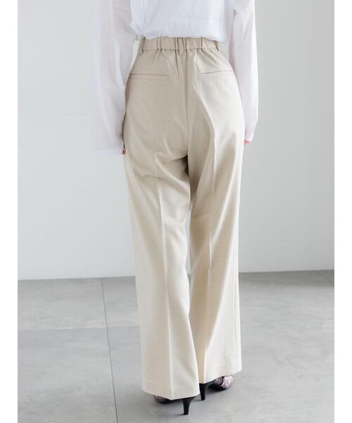 Te chichi（テチチ）の「メランジツイルワイドパンツ《2026 spring catalog item》（その他パンツ・レディース・ライトベージュ/グレー/ブラウン・M/S）」の12枚目の写真