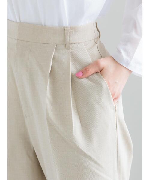 Te chichi（テチチ）の「メランジツイルワイドパンツ《2026 spring catalog item》（その他パンツ・レディース・ライトベージュ/グレー/ブラウン・M/S）」の15枚目の写真