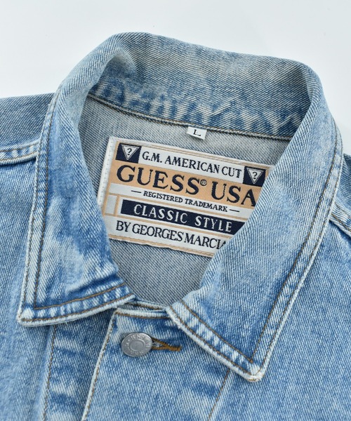 Guess(ゲス)の「【USED】90’s GUESS GEORGES MARCIANO期 デニムジャケット(デニムジャケット・メンズ・ブルー・LARGE)」の3枚目の写真