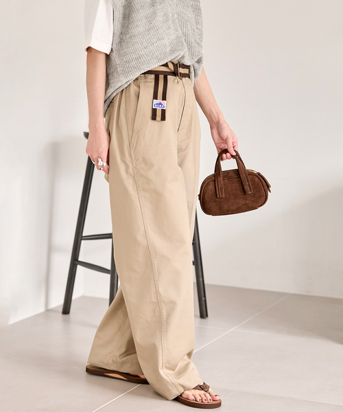 JOURNAL STANDARD（ジャーナルスタンダード）の「【BURK / バーク】ベルトツキチノパンツ（チノパンツ・レディース・ベージュ/アイボリー・MEDIUM/LARGE）」の12枚目の写真