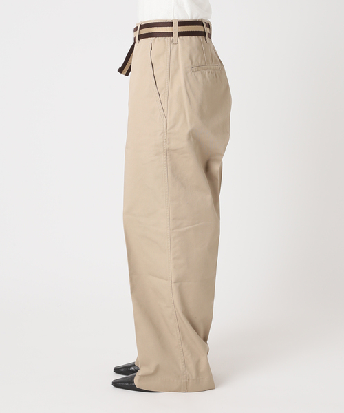 JOURNAL STANDARD（ジャーナルスタンダード）の「【BURK / バーク】ベルトツキチノパンツ（チノパンツ・レディース・ベージュ/アイボリー・MEDIUM/LARGE）」の14枚目の写真