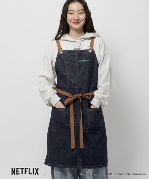 niko and...（ニコアンド）の「【ボーイフレンド シーズン2】コラボ エプロン（エプロン・レディース・ネイビー・FREE）」の5枚目の写真