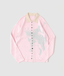 FAF（フェイク アス フラワーズ）の「FAF (FAKE AS FLOWERS) / フェイク アズ フラワーズ KNIT ポロシャツ（ポロシャツ）」