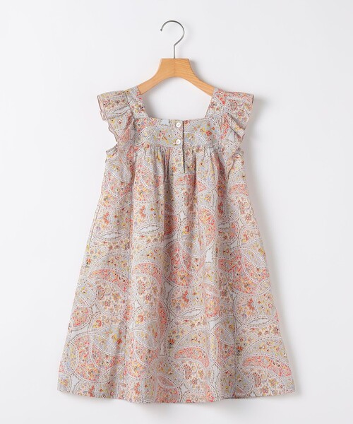 SHIPS（シップス）の「SHIPS KIDS:100～130cm / リバティ ノースリーブ ワンピース（ワンピース・キッズ・レッド/ラベンダー・130/120/110/100）」の2枚目の写真