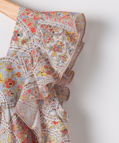 SHIPS（シップス）の「SHIPS KIDS:100～130cm / リバティ ノースリーブ ワンピース（ワンピース・キッズ・レッド/ラベンダー・130/120/110/100）」の8枚目の写真