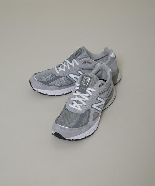 NEW BALANCE(ニューバランス)の「NEW BALANCE/U990v4(スニーカー・メンズ・グレー・27/26.5/26/28/27.5)」の1枚目の写真