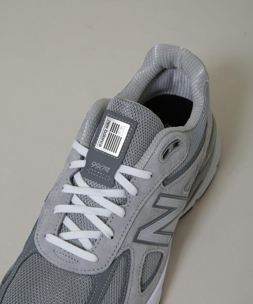 NEW BALANCE(ニューバランス)の「NEW BALANCE/U990v4(スニーカー・メンズ・グレー・27/26.5/26/28/27.5)」の7枚目の写真