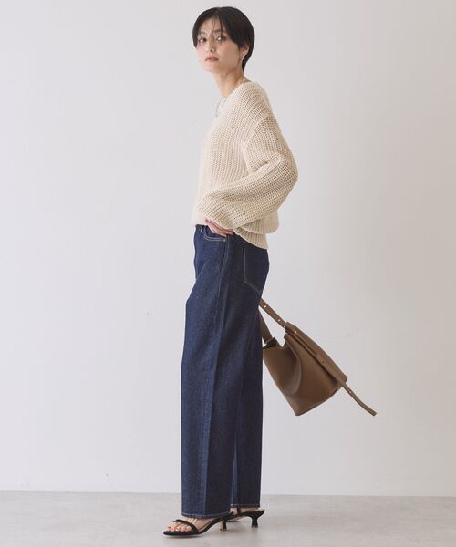 AMERICAN HOLIC（アメリカンホリック）の「ルーズニットプルオーバー（ニット/セーター・レディース・アイボリー/ベージュ/ブラック・FREE）」の10枚目の写真