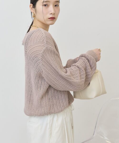 AMERICAN HOLIC（アメリカンホリック）の「ルーズニットプルオーバー（ニット/セーター・レディース・アイボリー/ベージュ/ブラック・FREE）」の13枚目の写真