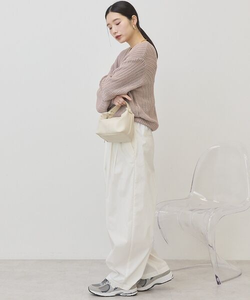 AMERICAN HOLIC（アメリカンホリック）の「ルーズニットプルオーバー（ニット/セーター・レディース・アイボリー/ベージュ/ブラック・FREE）」の16枚目の写真