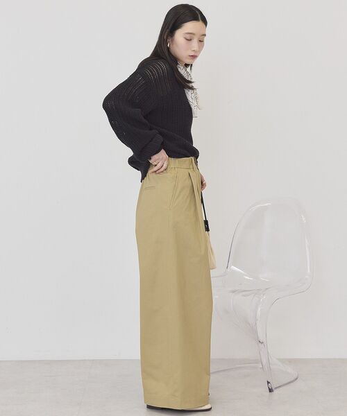 AMERICAN HOLIC（アメリカンホリック）の「ルーズニットプルオーバー（ニット/セーター・レディース・アイボリー/ベージュ/ブラック・FREE）」の22枚目の写真