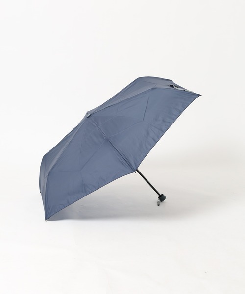 FUNALIVE（ファンアライブ）の「LINEDROPS LINEDROPS 形状記憶　折りたたみ雨傘　58（折りたたみ傘・レディース・ブラック/ネイビー・58cm）」の8枚目の写真