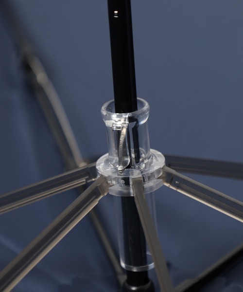 FUNALIVE（ファンアライブ）の「LINEDROPS LINEDROPS 形状記憶　折りたたみ雨傘　58（折りたたみ傘・レディース・ブラック/ネイビー・58cm）」の13枚目の写真