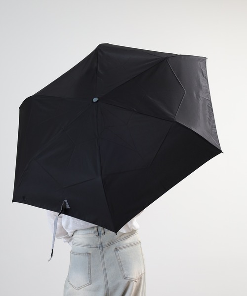 FUNALIVE（ファンアライブ）の「LINEDROPS LINEDROPS 形状記憶　折りたたみ雨傘　58（折りたたみ傘・レディース・ブラック/ネイビー・58cm）」の17枚目の写真